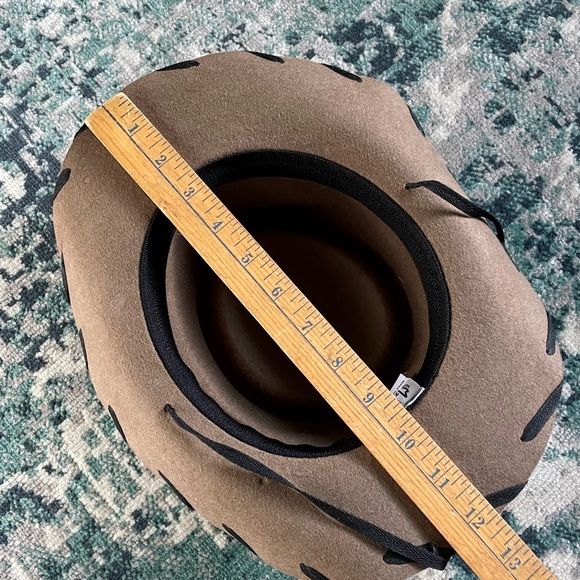 M&F Western Products 100% Wool Cowboy Hat Whip Stitch Woody Style Kids Medium - Picture 6 of 9